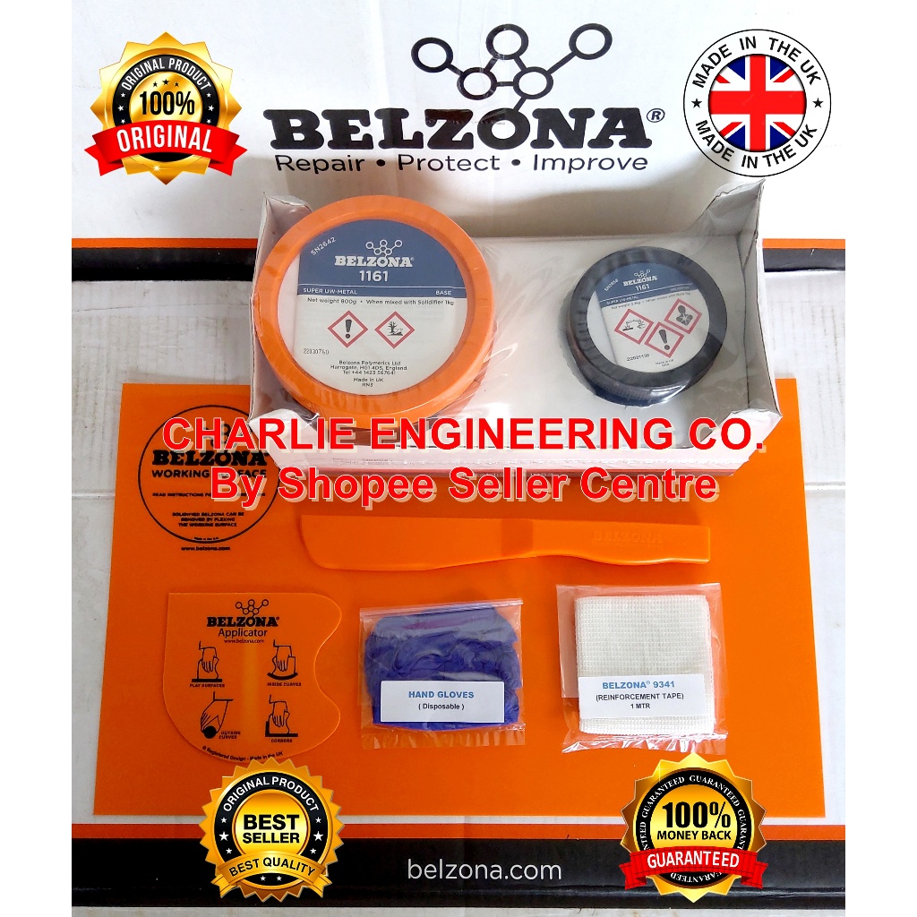 BELZONA 1161 SUPER UW-METAL (STANDARD SET) 100% Original Guarantee Belzona Limited, United Kingdom.