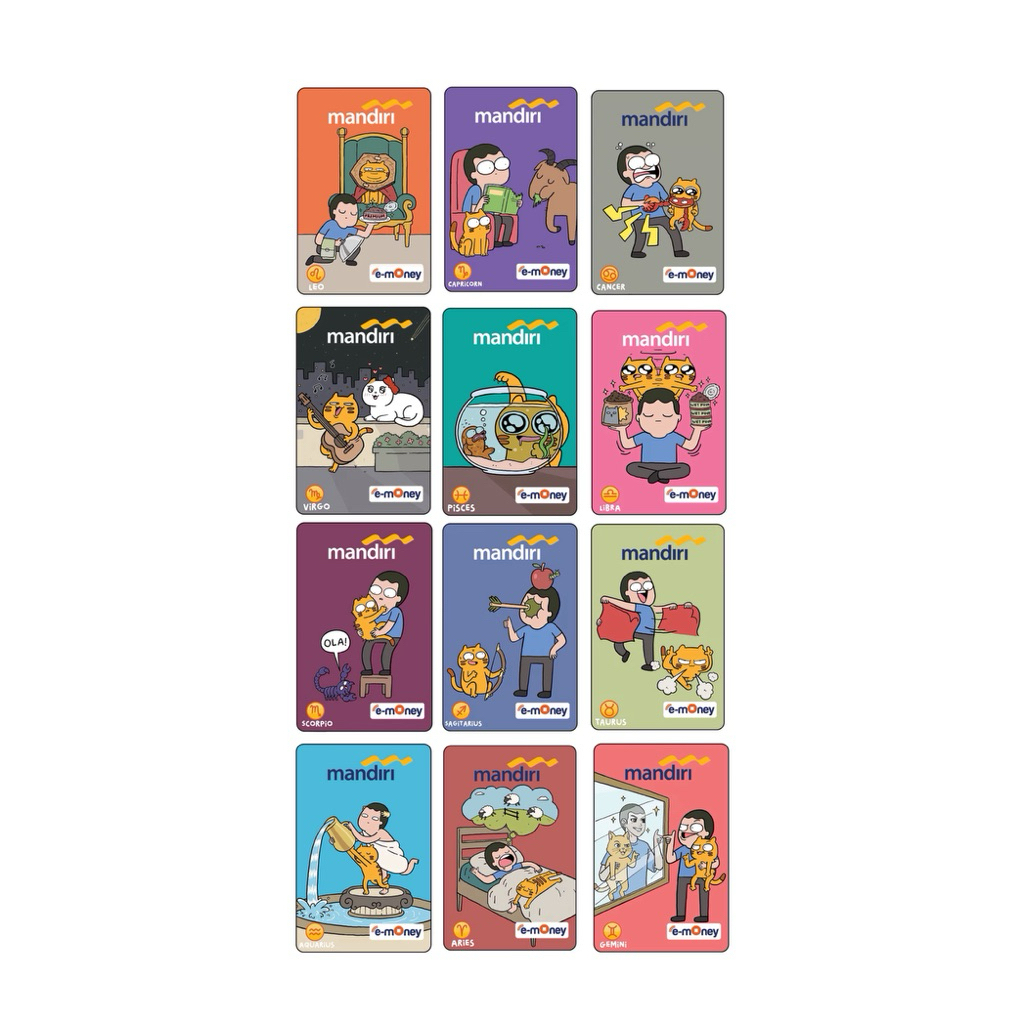 PRE-ORDER E Money edisi Spesial Tahi Lalats Zodiak