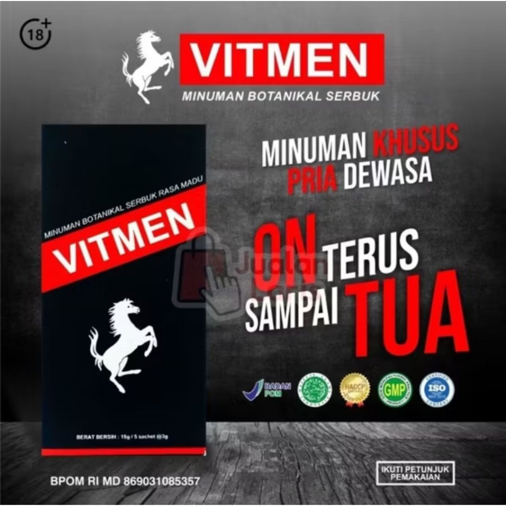 VITMEN ORIGINAL BPOM + VITMEN HERBAL ASLI + VITMEN OBAT STAMINA PRIA