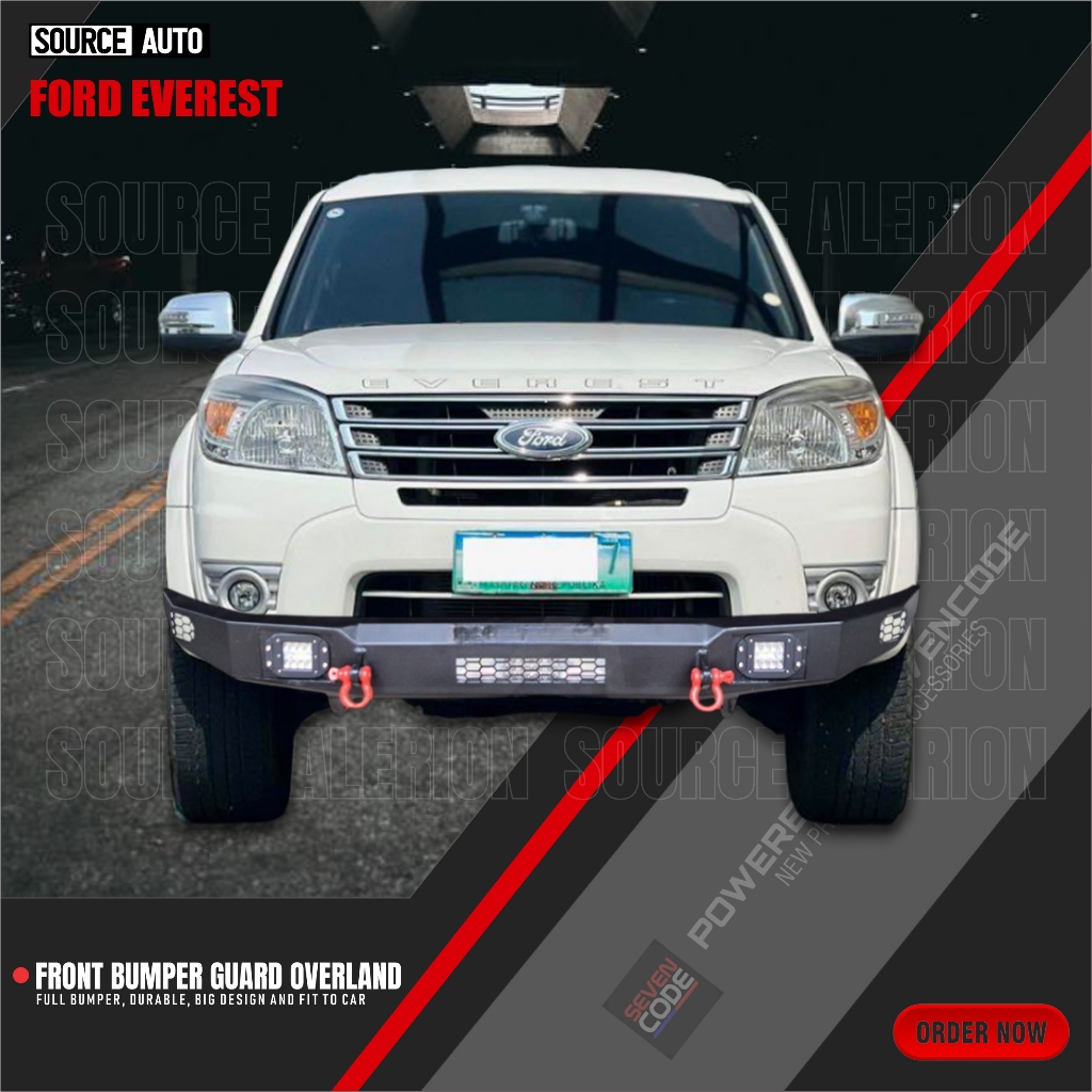 PAKET FRONT AND REAR FULL BUMPER OVERLAND V2 SEVENCODE - FORD EVEREST