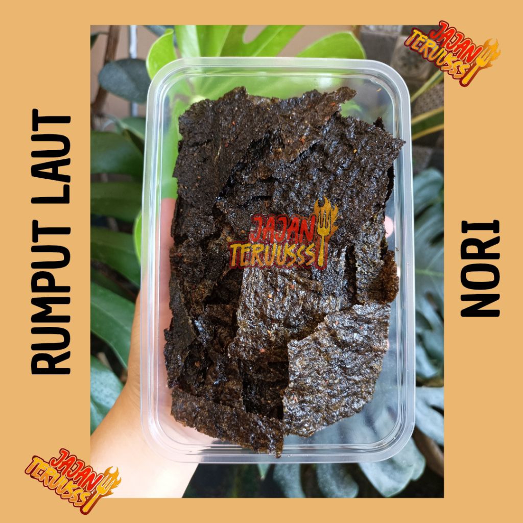 Rumput Laut || Nori || Rumput Laut Nori || Caramel || Pedas || Gurih