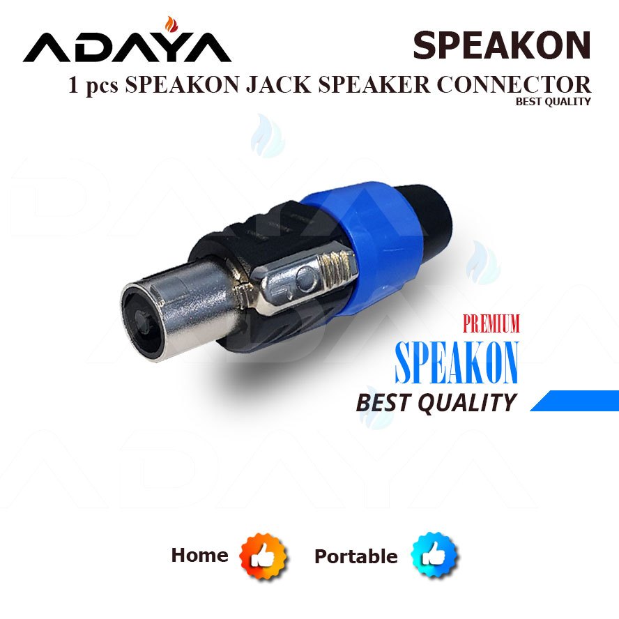Jack Speakon Murah Konektor Speaker Aktif Pasif Crimson Best Quality