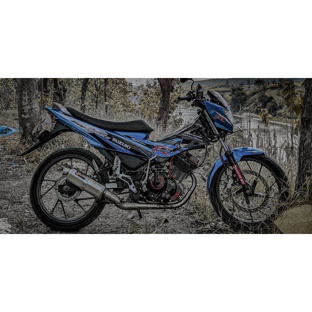 pipa lone rider tipe spesial drag satria fu karbu