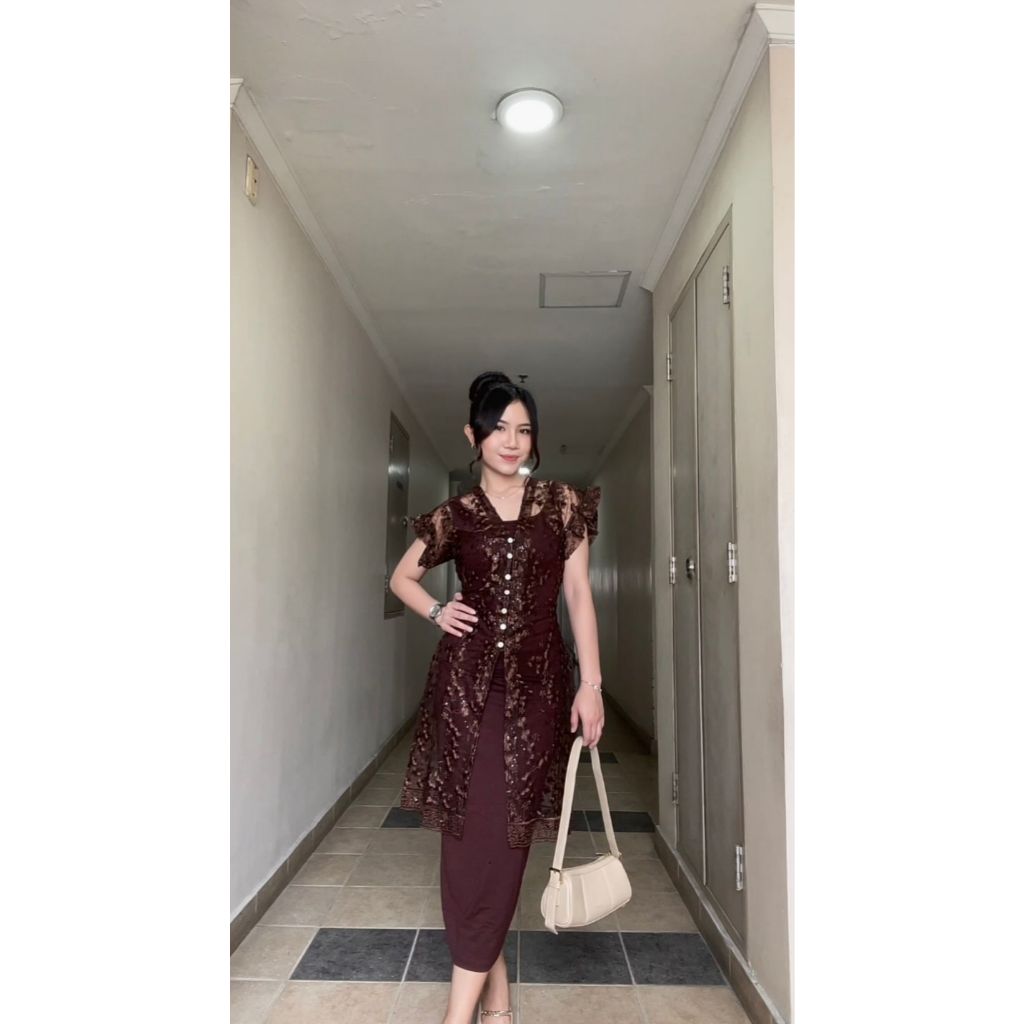 Outer Brukat | Dress Kondangan | Hanya Outer Brukat