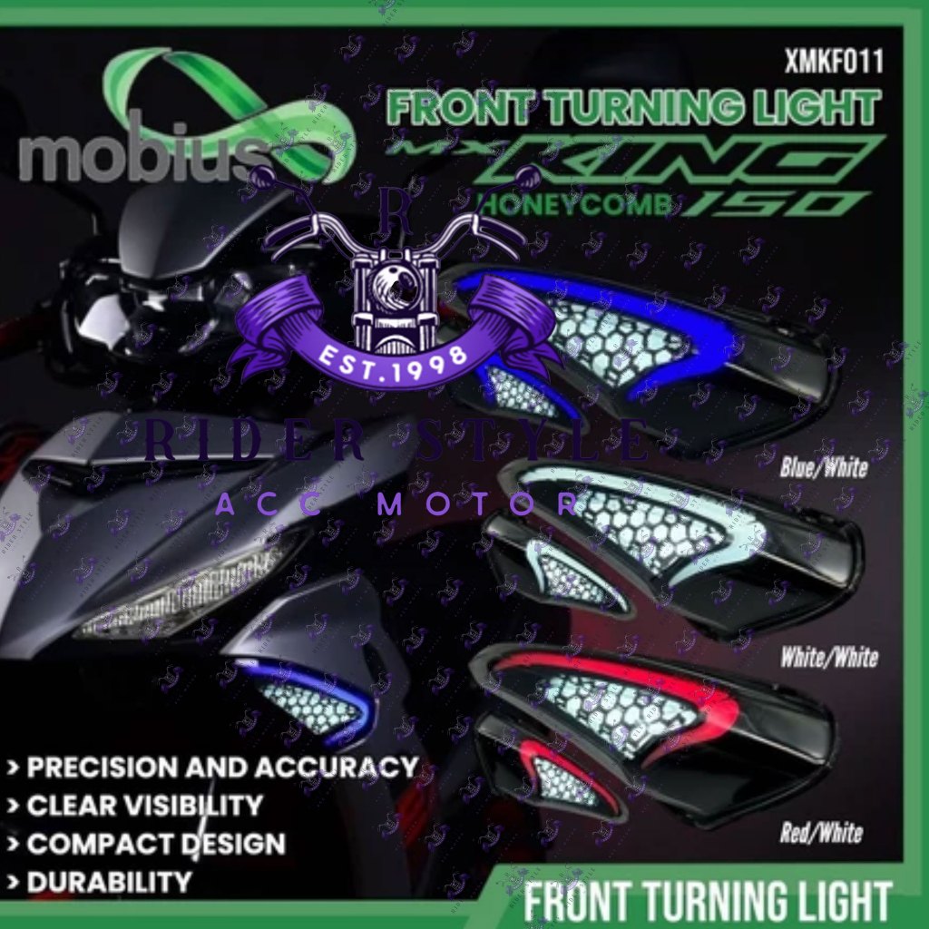 LAMPU SEN MX KING/LAMPU SEIN ALIS HONEYCOMB 150 MX KING MOBIUS Isi Sepasang/
