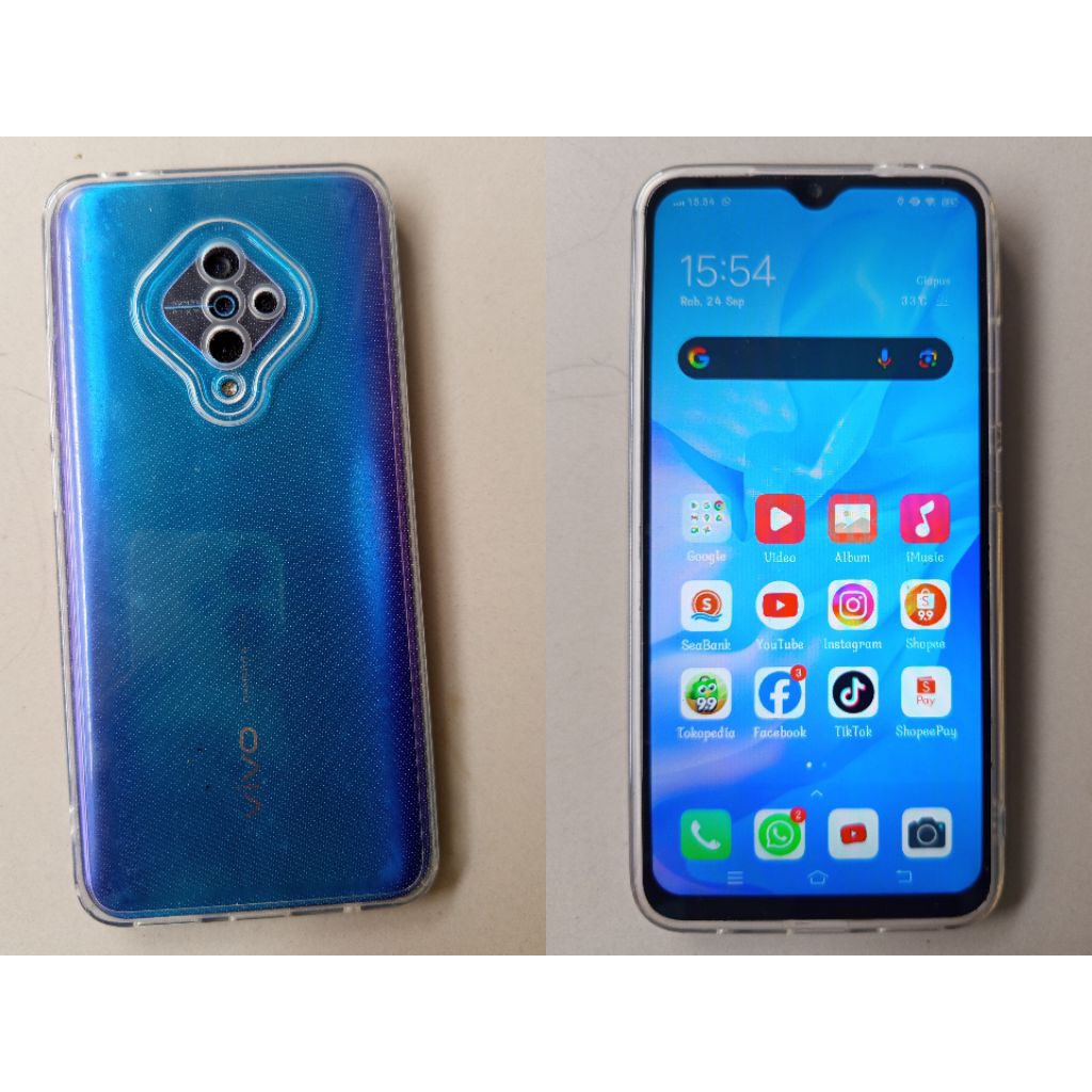dijual hp vivo s1 pro ram 8/128gb preloved bekas second