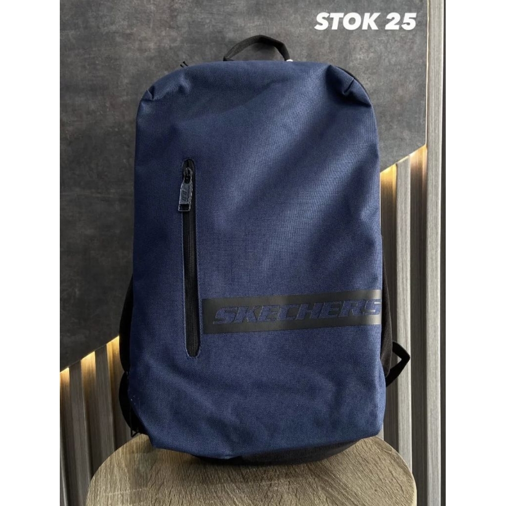 Tas Ransel Backpack SKECHERS Navy 100% Original Resmi (45 x 30cm)