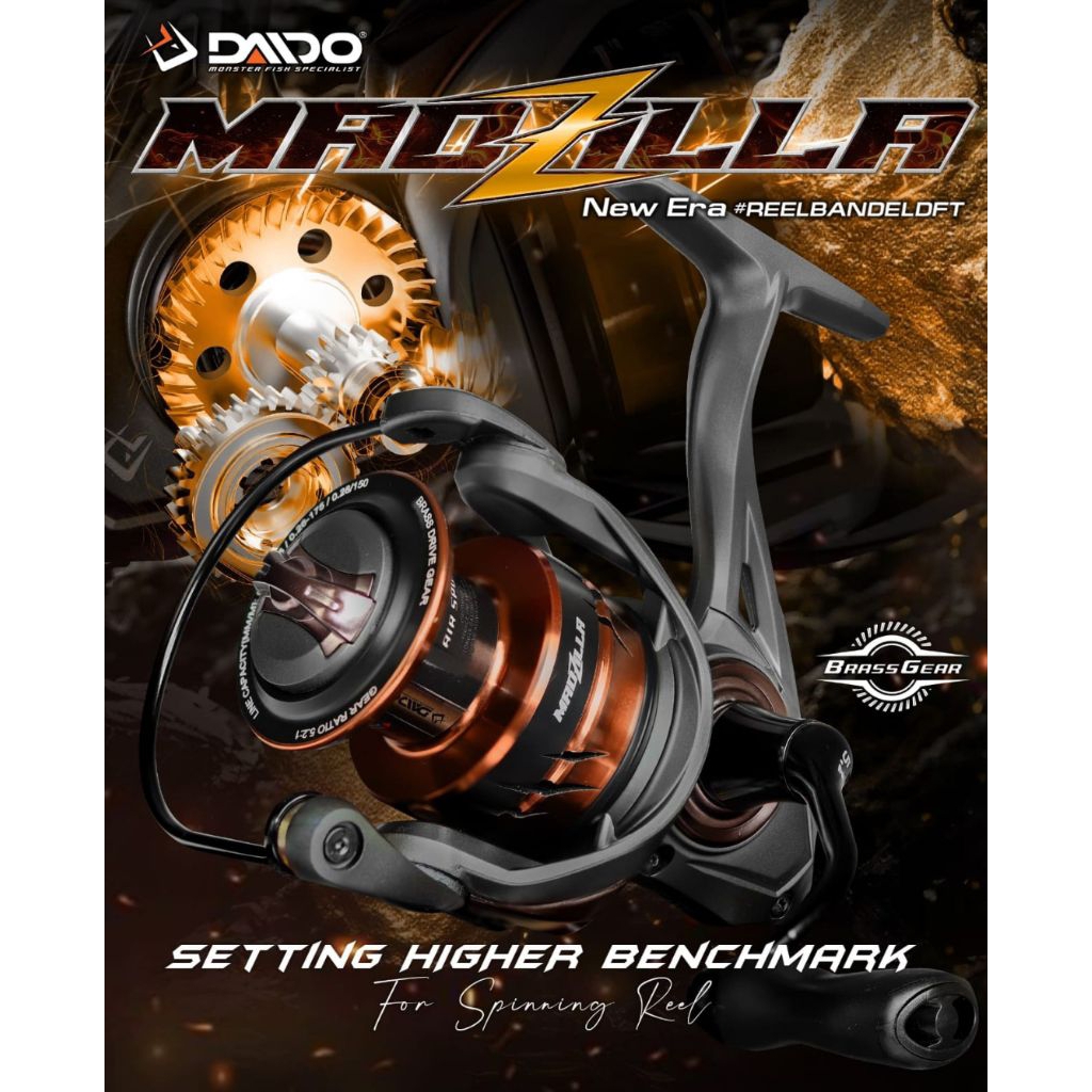 Reel Daido Madzilla 1000-6000 Brass Gear