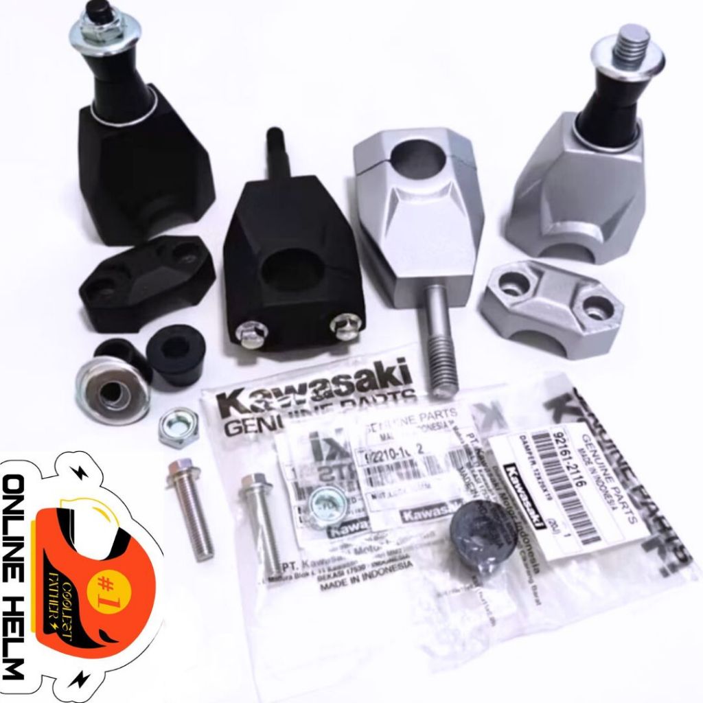 Raiser Stang KLX BF 150 + Baut Karet SET ORIGINAL KAWASAKI PNP CRF 150 CB VIXION XABRE