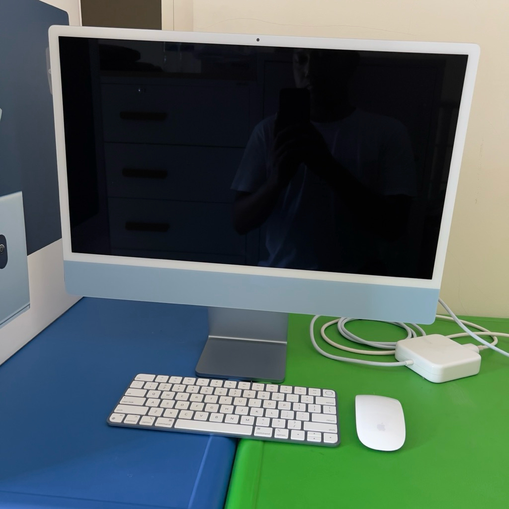 iMAC M1 2021 RAM 8/512GB 24inch 8Core BLUE ex Digimap