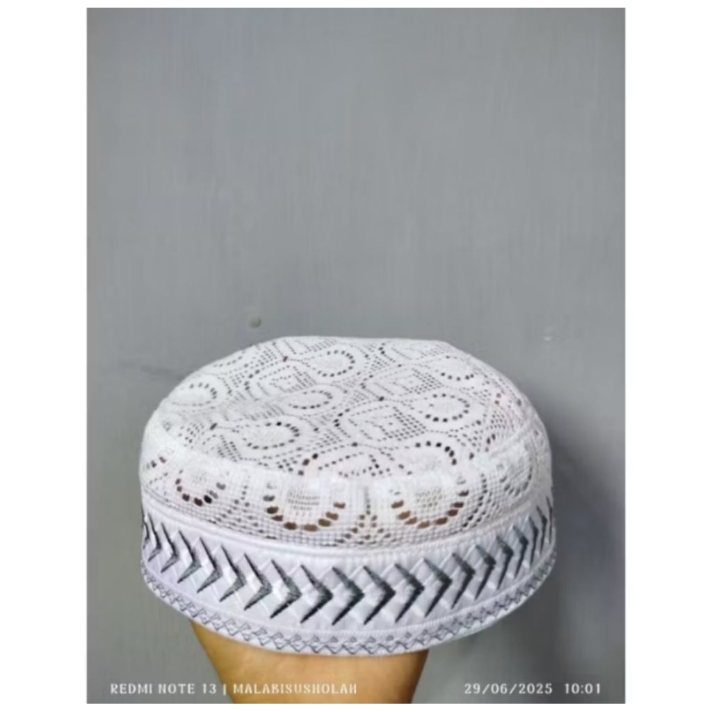 MOTIF TERBARUKopiah hajir marawis / kopiah/peci hajir , kopiah jaring