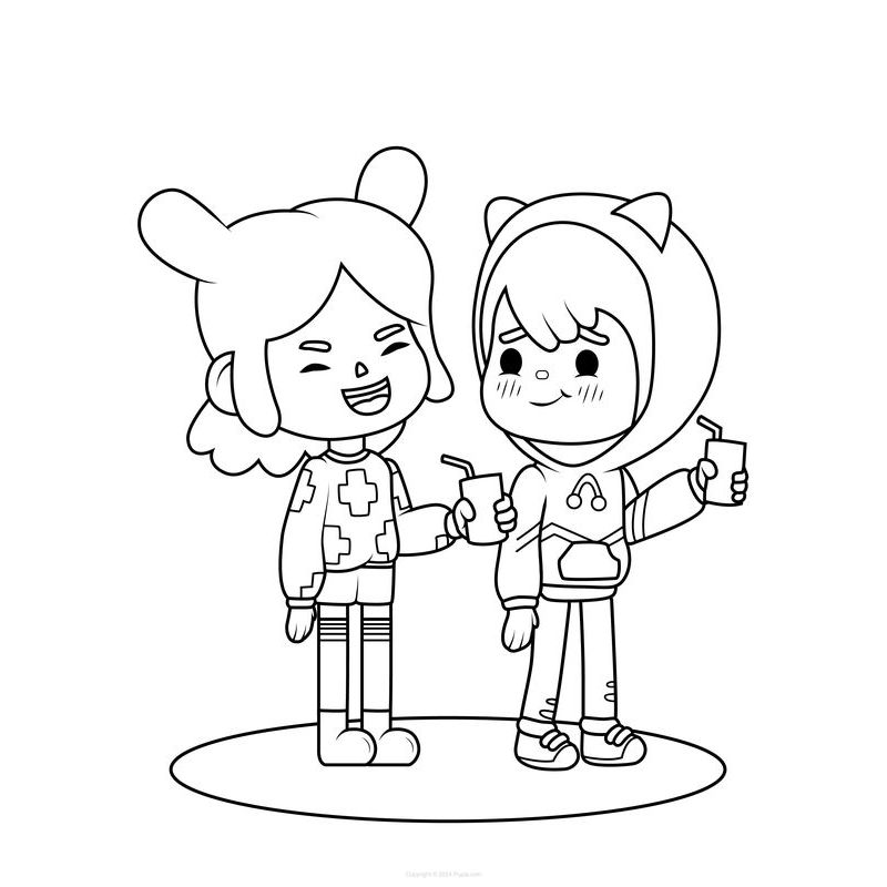 10 lembar Sketsa mewarnai avatar world mewarnai anak TK dan SD