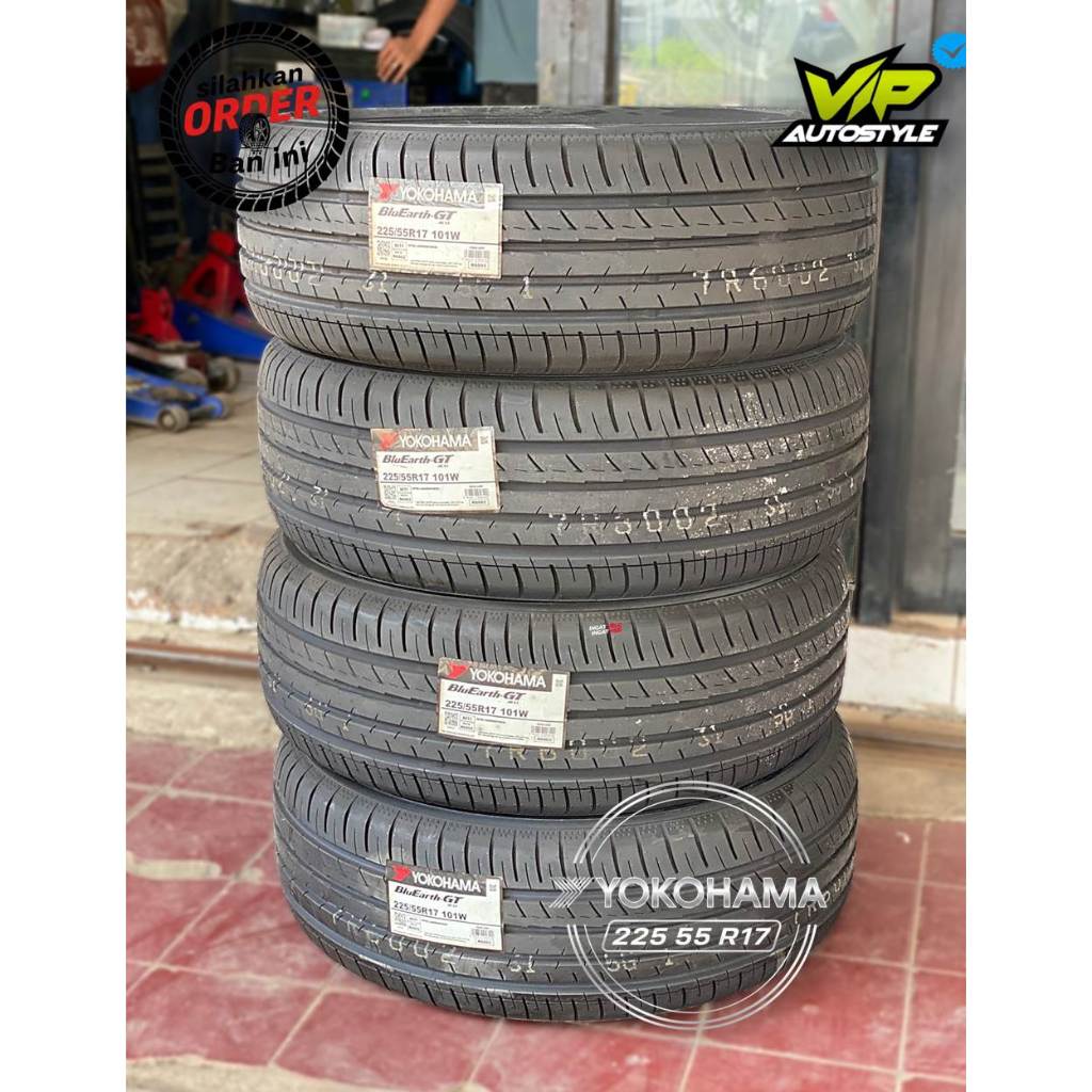 Ban Mobil Import Ring 17 Yokohama Bluearth GT AE51 Ukuran 225 55 R17 Produksi Terbaru Termurah