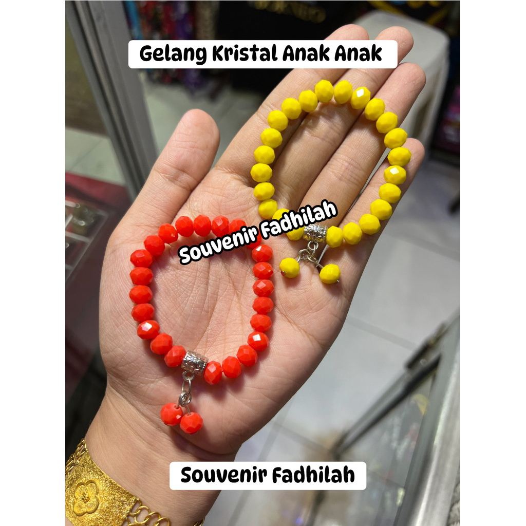 Gelang Kristal Anak Khas Kalimantan