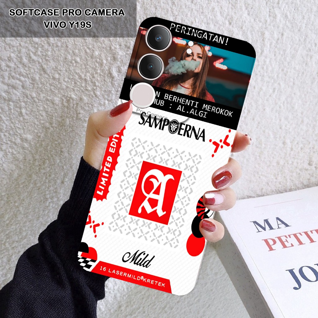 Softcase Untuk Vivo Y19S / Y19S Pro - Softcase Gambar Fashion Printing { Rokok Limited Edition Terba