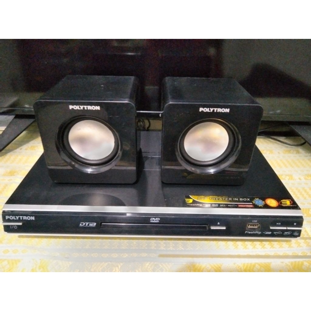 dvd polytron DTIB(dvd theater in box) bekas