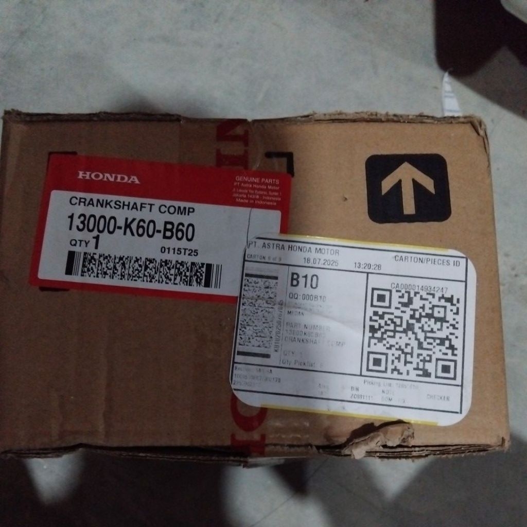 13000K60B60 Kruk As, Stang Seher Set, Crankshaft Honda Vario 125 eSP K60R 13000-K60-B60