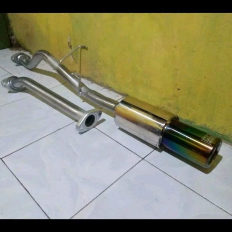 Knalpot Bolt on HKS RAINBOW Luxio