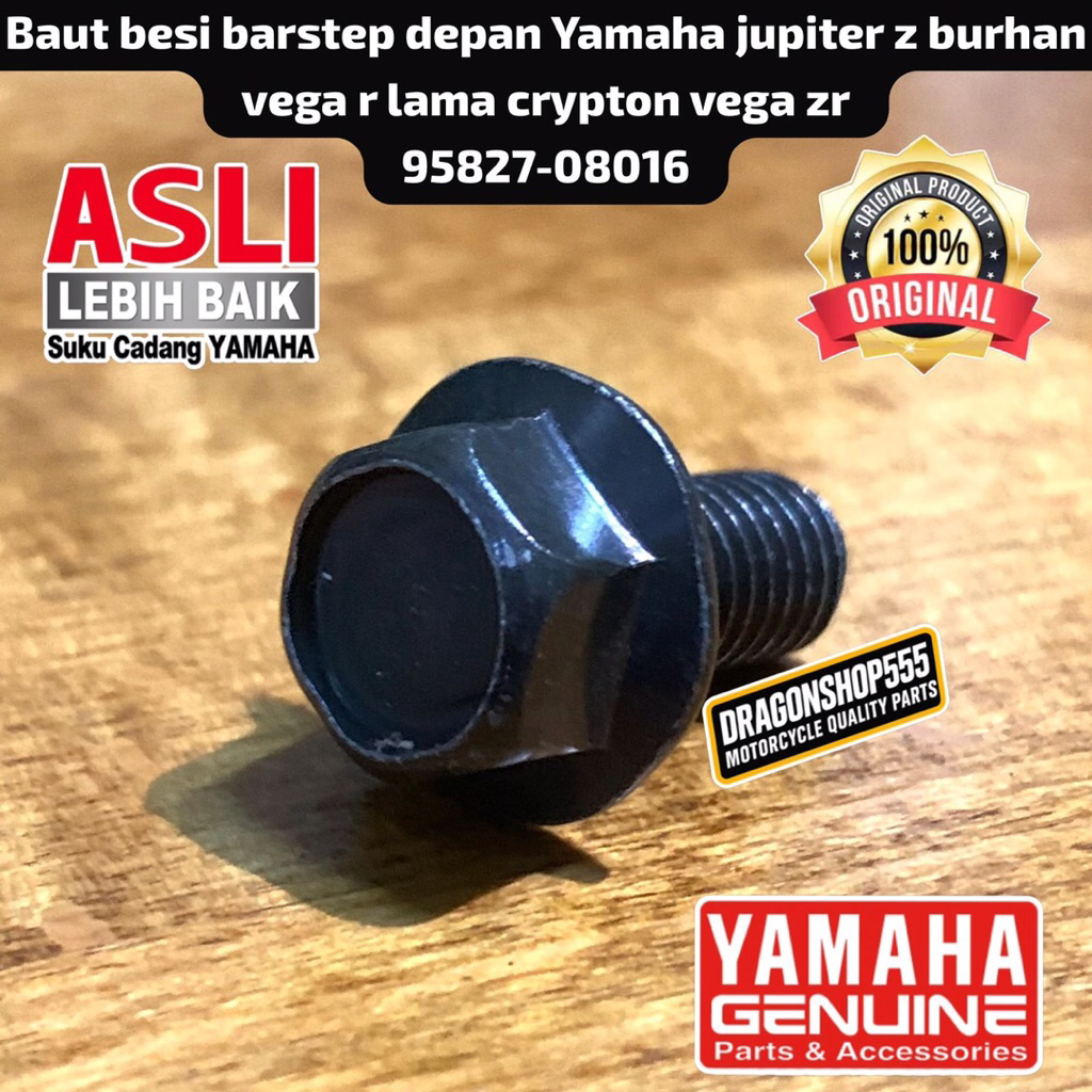 BAUT BESI BARSTEP DEPAN YAMAHA JUPITER Z BURHAN VEGA R LAMA CRYPTON VEGA ZR ORI LOSTPACK 95827-08016
