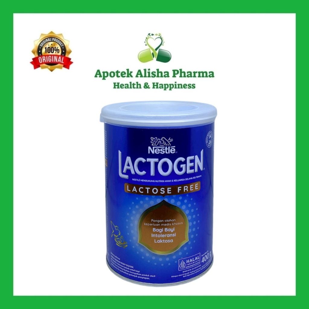 Lactogen Lactose Free 400gr - Nestle Laktogen LLF Bebas Laktosa / Gula Khusus Bayi Gangguan Pencerna