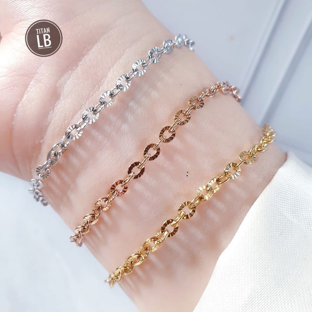 Gelang Nori Sinar Titanium/ Gelang Dewasa Titanium/ Gelang Anak Titanium