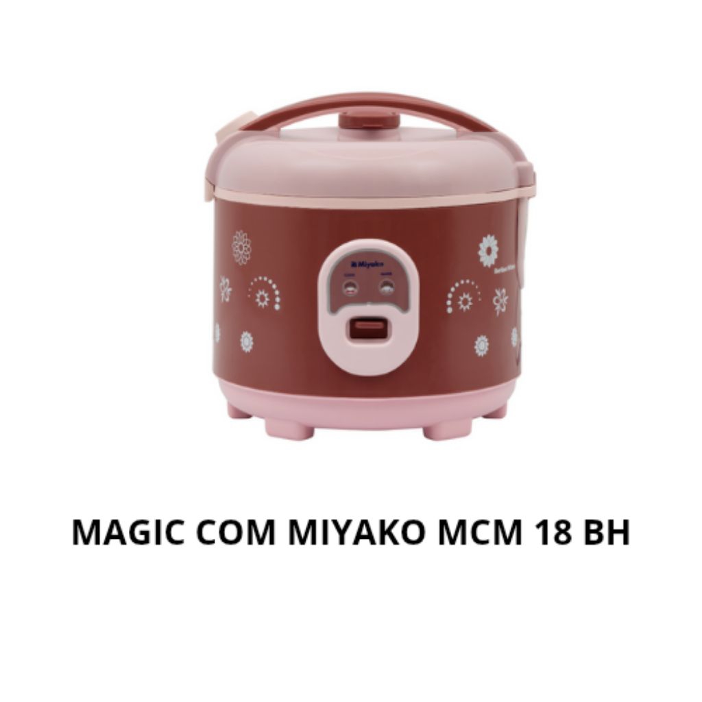 MAGIC WARMES PLUS MIYAKO MCM-18 BH/ RICE COOKER MIYAKO/ PENANAK NASI MIYAKO/ MAGIC COM 1,8L MIYAKO M