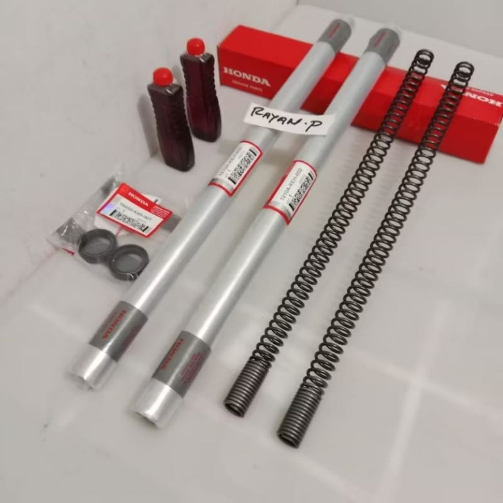 Paket as sok depan gl pro gl pro gl max megapro lama tiger revo sok+sil+per+oli komplit KEH original