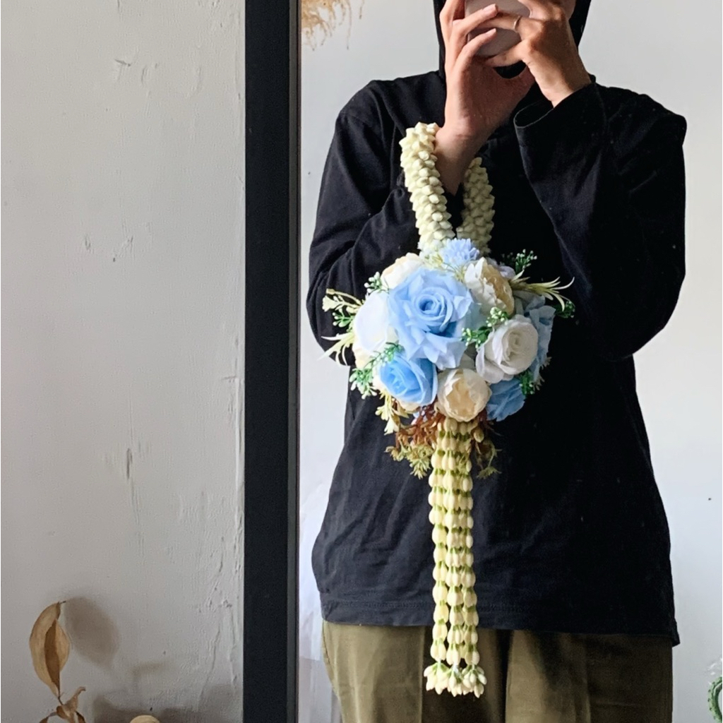 [CUSTOM BY REQUEST] RONCE MELATI ARTIFICIAL WEDDING BOUQUET BUNGA PENGANTIN