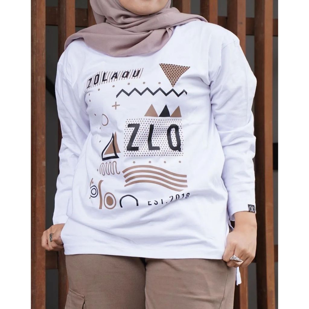 KAOS ZOLAQU TERBARU//KAOS ZOLAQU ORI//KAOS WANITA/BAJU WANITA// KAOS LENGAN PANJANG WANITA ZOLAQU