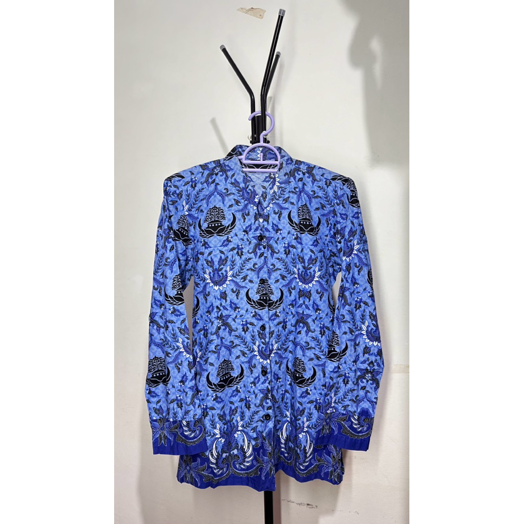 [ Preloved ] Baju Wanita Seragam Korpri Motif Lama