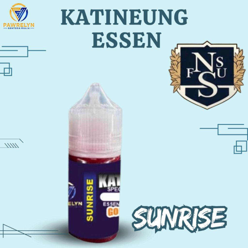 NFSU - Essen KATINEUNG SUNRISE Khusus Ikan Patin Kolam Harian Dan Alam Liar Aroma Wangi Kuat, Essen 