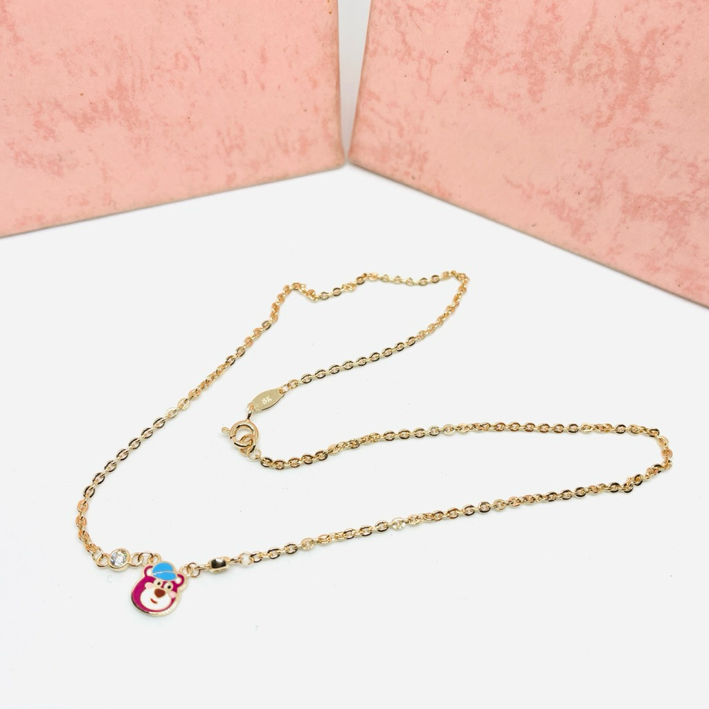 Kalung Anak Emas Asli Kadar 375/8k lot so wajah