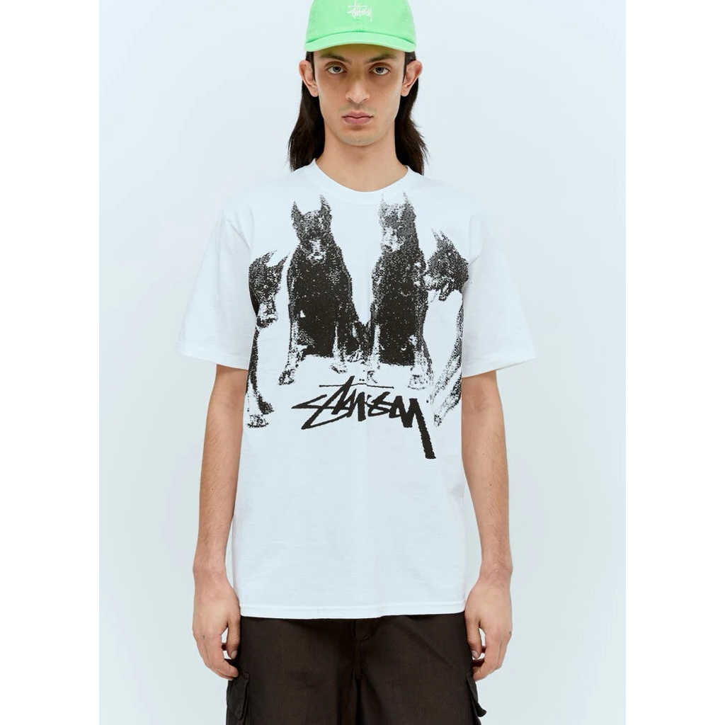 STUSSY DOBERMAN TSHIRT Oversize Tee