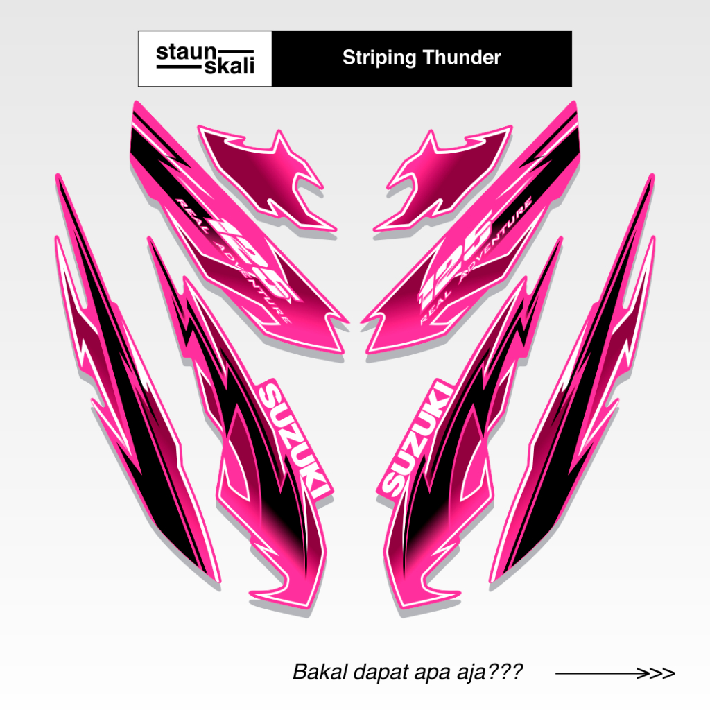 Striping Suzuki Thunder 125 Variasi (14) 2008 2009 2010 2011 2012