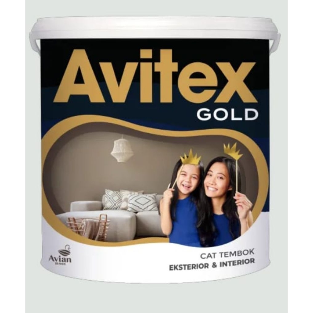 Cat Tembok / Cat Dinding / Cat Plafond Avitex Gold 5 Kg