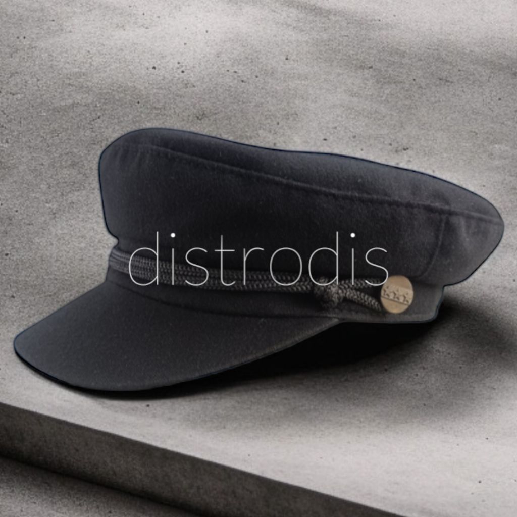 Topi Pelaut Pria Topi Pelaut Wanita TB10 Topi Pria Terbaru- Sailorman Army- Topi Pelaut- Leather Cap