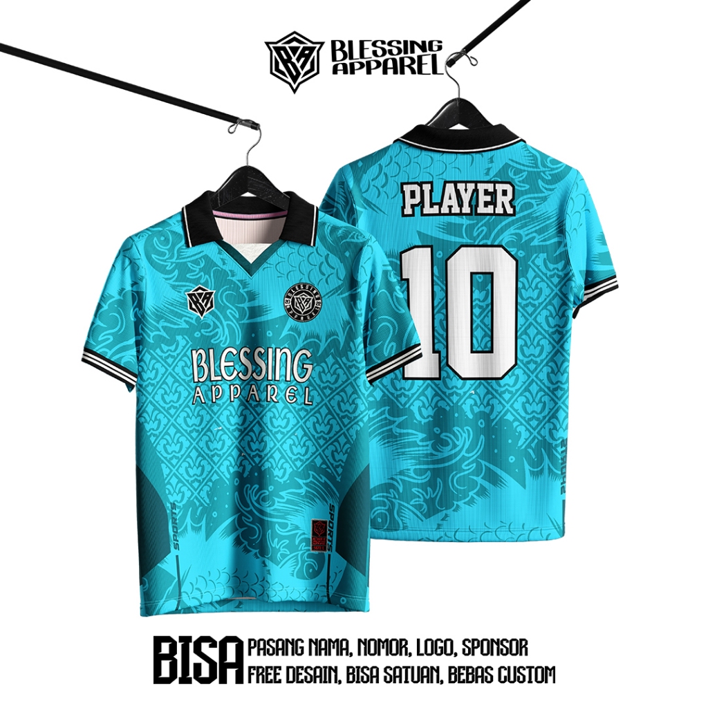 Jersey Baju Sepak Bola Dan Futsal Full Printing Custom Pria Wanita Dewasa ( Free Desain )