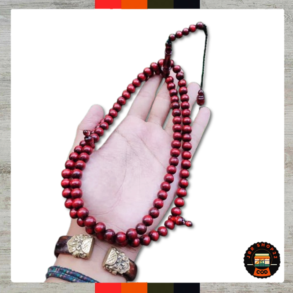 TASBIH AKAR BAHAR MERAH MUSLIM MERAH