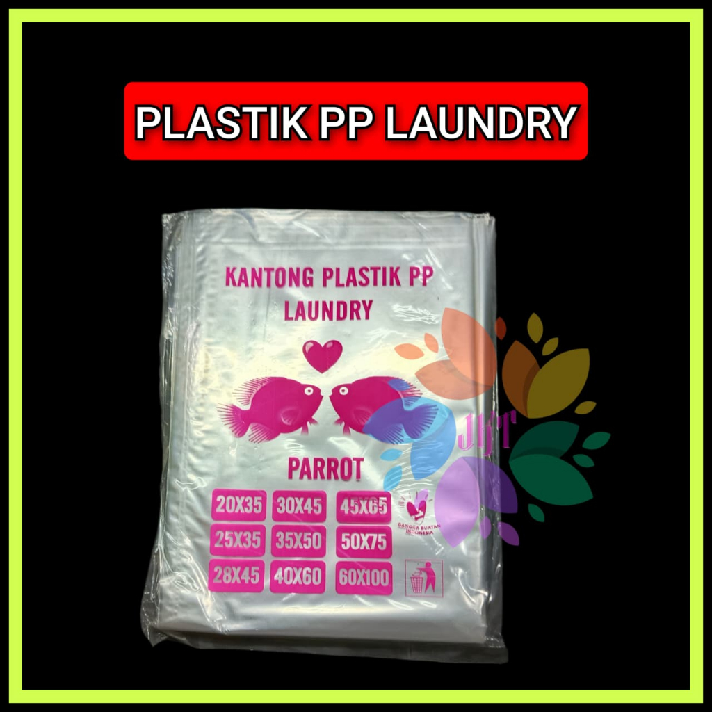 Plastik Kantong Besar Laundry PP Bening 40x60 50x75 60x100 30x45 35x50 45x65 Loundry Sayur Sampah