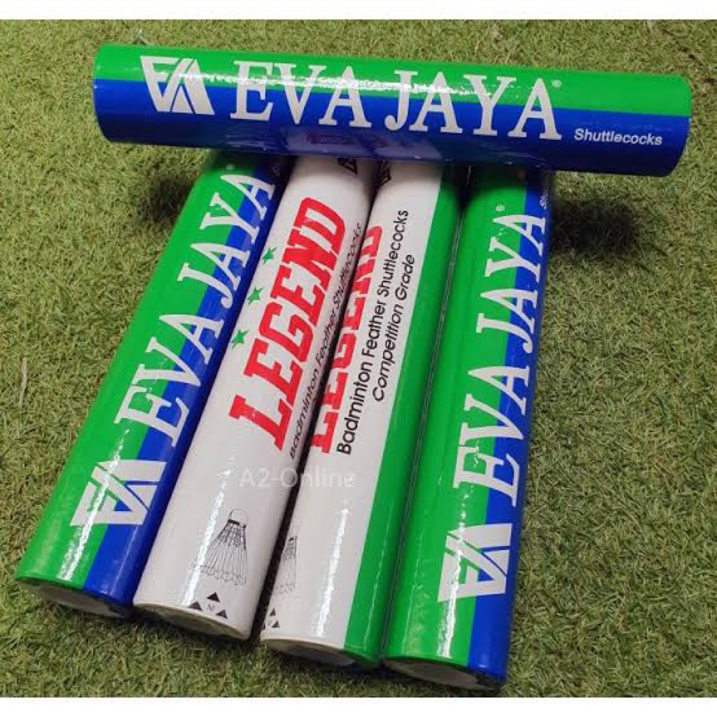 KOK BULUTANGKIS SHUTTLECOCK BADMINTOON  EVA JAYA LEGEND BULU TEBAL ORIGINAL