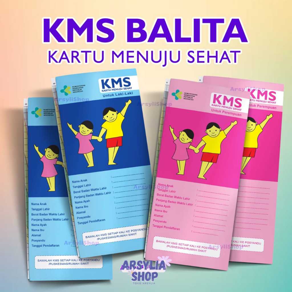 KMS (Kartu Menuju Sehat) - Balita, Isi 5pcs