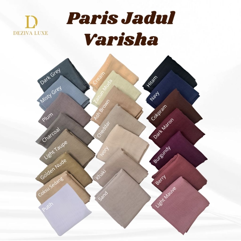 [20 pcs] Grosir Paket Usaha Paris Jadul Varisha Ori / 1 Kodi Paris Jadul Varisha Ori / Paris Varisha