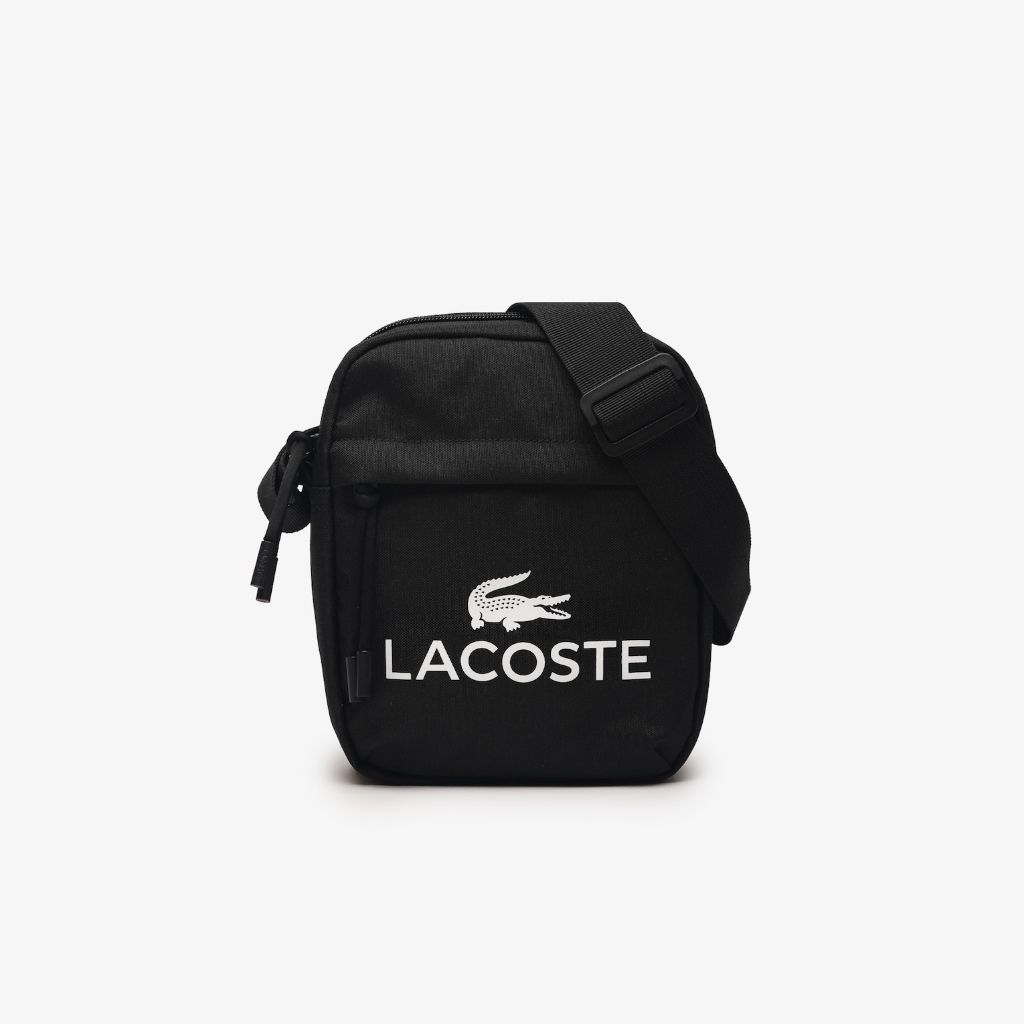 Lacoste Men's Casual Sport Satchel Tas Selempang Pria - Black