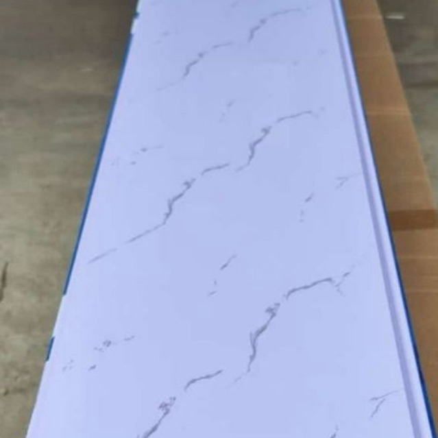 SITO Plafon PVC Putih Marmer Glossy Tebal 8mm - SF 291