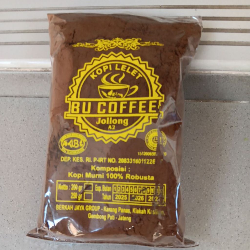 Kopi bubuk / Kopi lelet 200 gr khas jolong pati jawa tengah