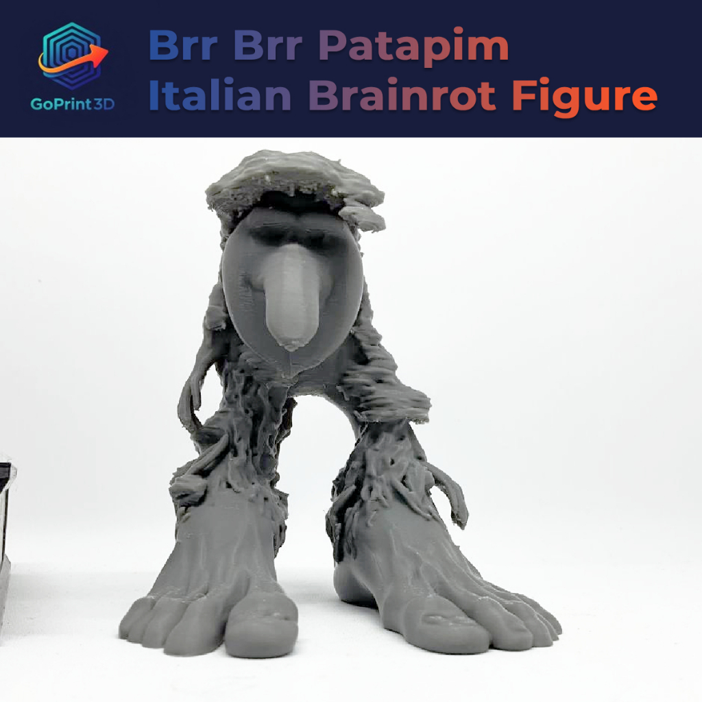 Brr Brr Patapim Italian Brainrot Legendary Meme Figure - Figur Meme Viral