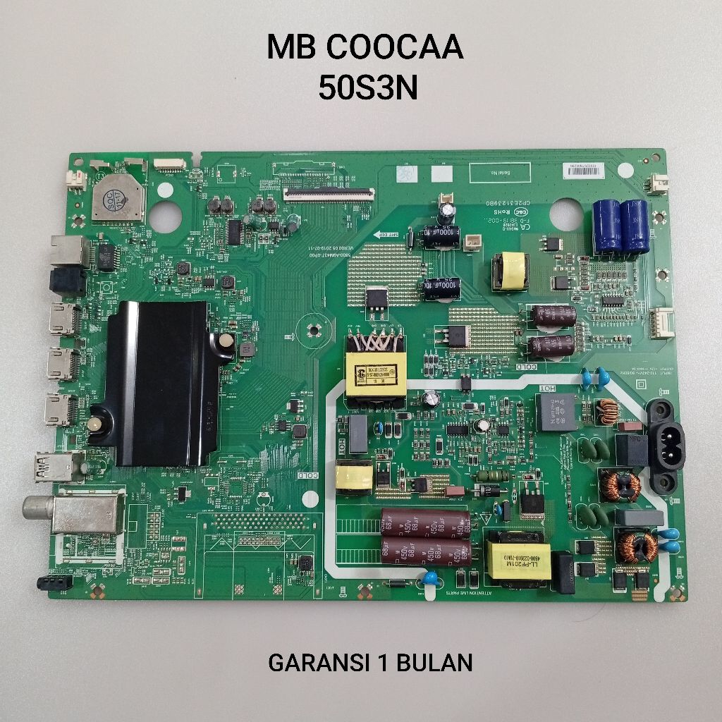 MAINBOARD TV COOCAA 50S3N - MB - MOTHERBOARD - MOBO - MODUL - MESIN TV COOCAA