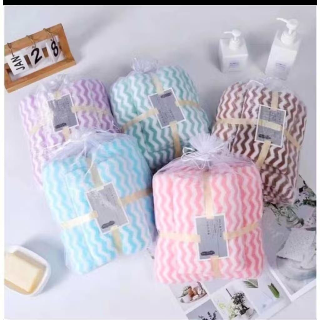 Handuk towel motif 2in1 handuk dewasa