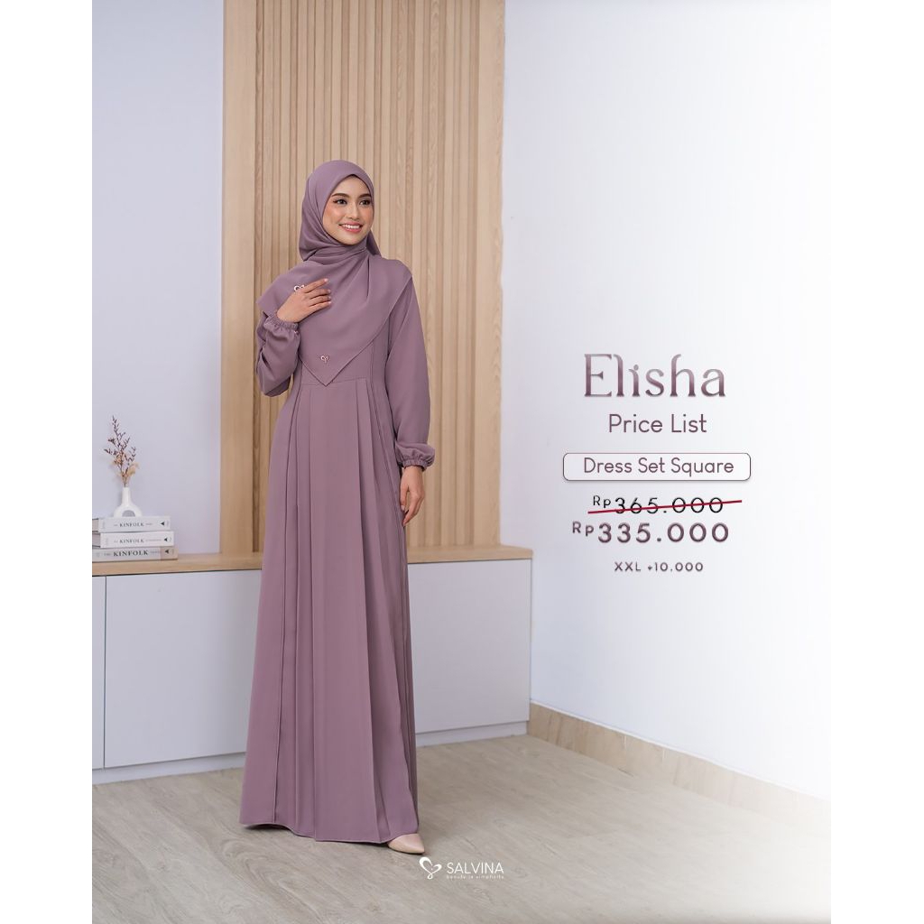 Elisha Dress/dress polos/dress premium by salvina