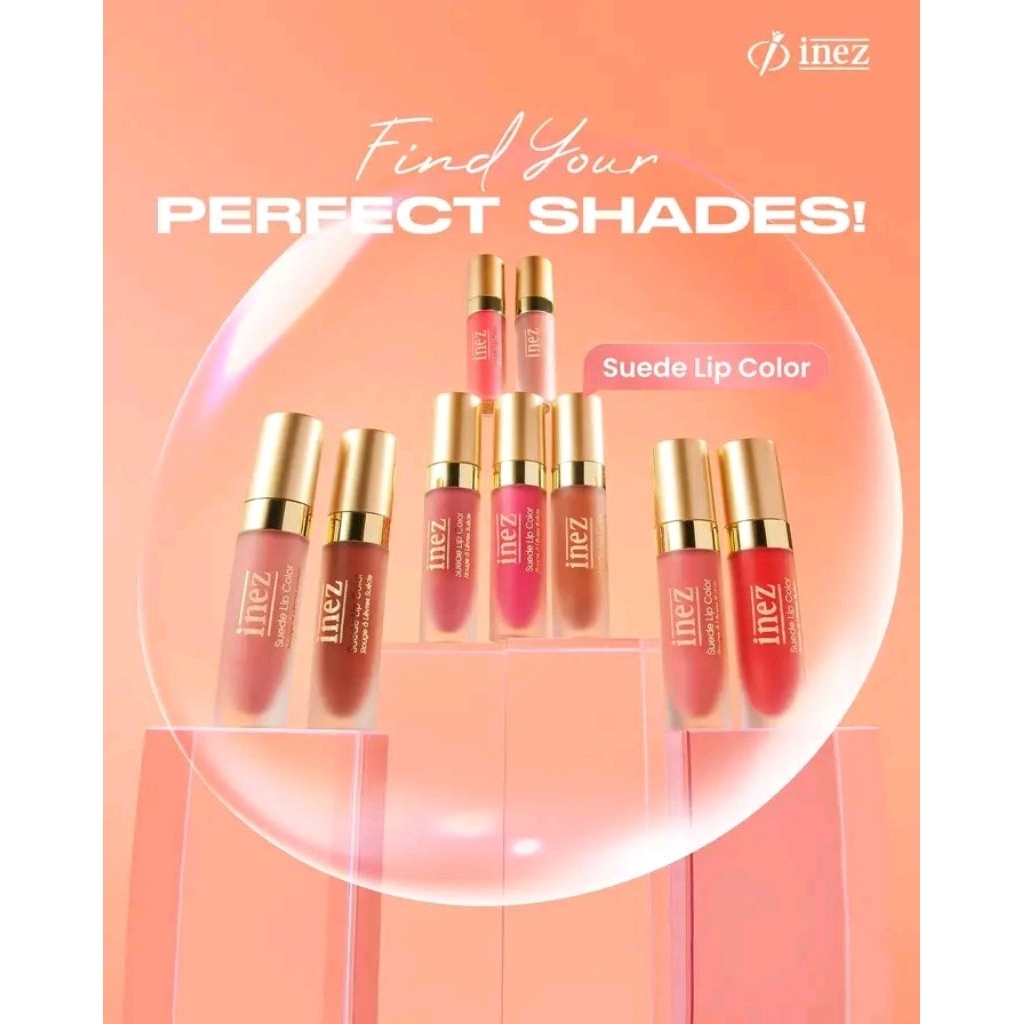 Inez 900 Suede Lip Color/Lip Cream Matte/Lipstik